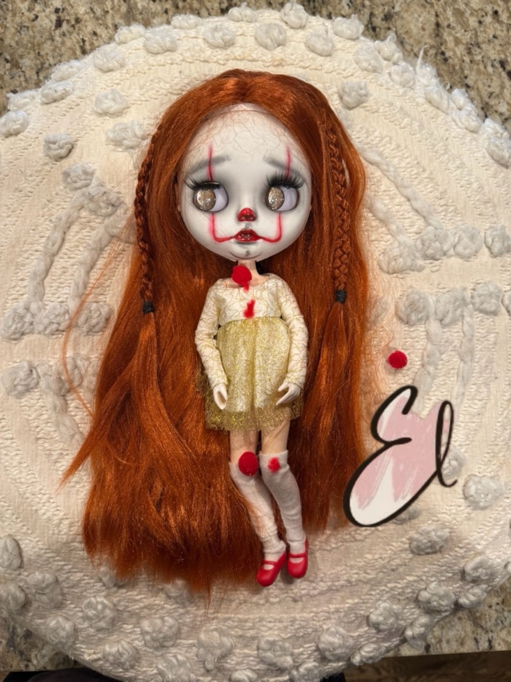 ❤️ OOAK Pennywise Blythe Doll READ DES!❤️